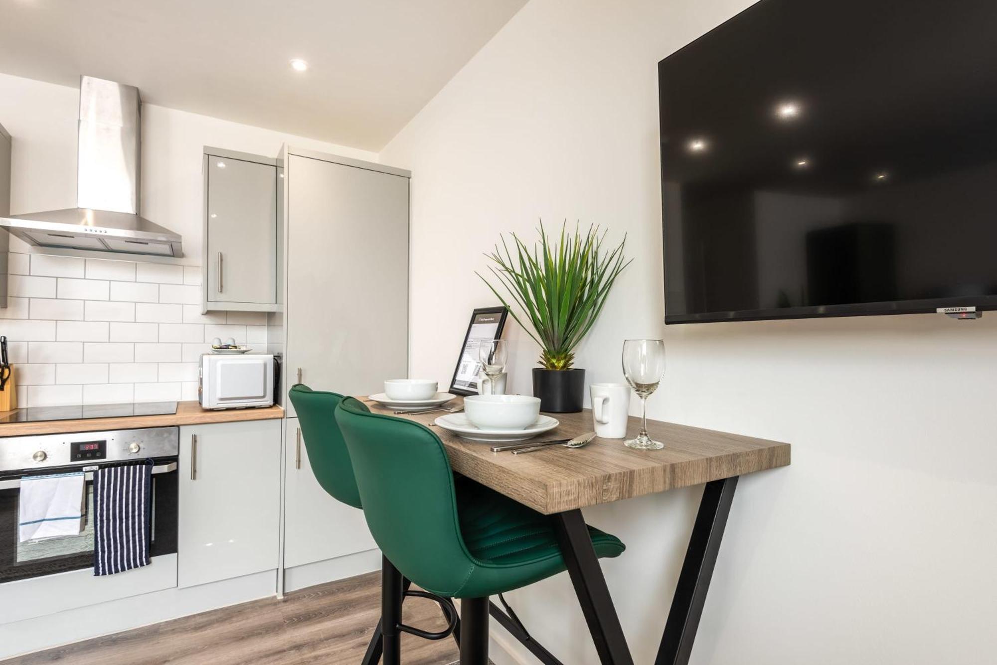 Contemporary 1 Bed Central Rotherham Studio Exterior foto